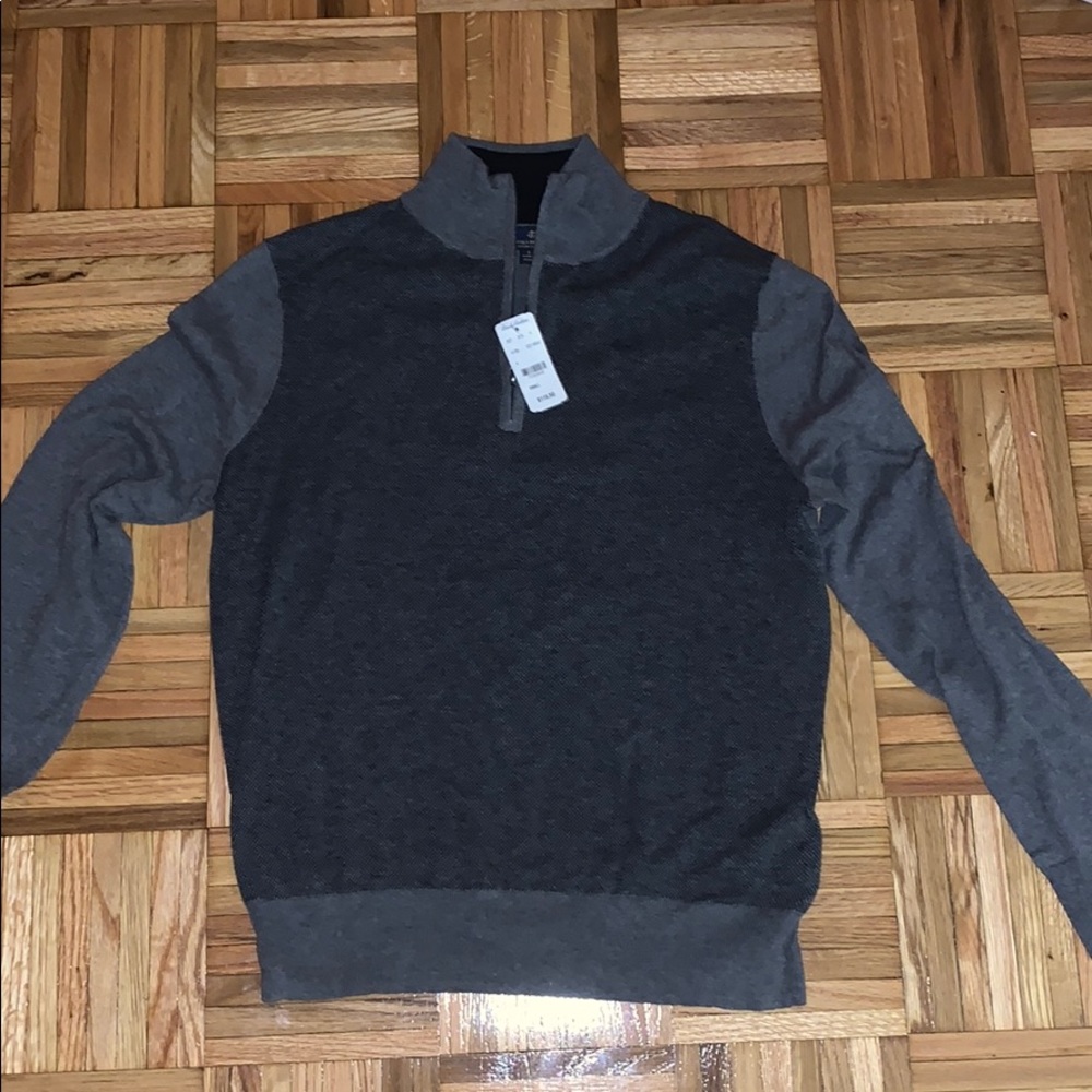 Brooks Brothers Cashmere Blend Sweater Grey